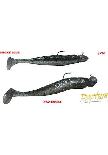 Rapture Pro Series Smoke Blue 9Cm Lrf-Spin Silikon Yem Zokalı
