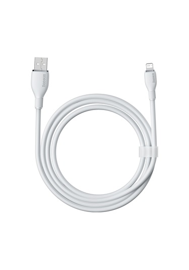 Baseus Pudding Serisi 2.4a Usb - 8 Pin Hızlı Şarj Veri Kablosu, Uzunluk:2m Cbtx