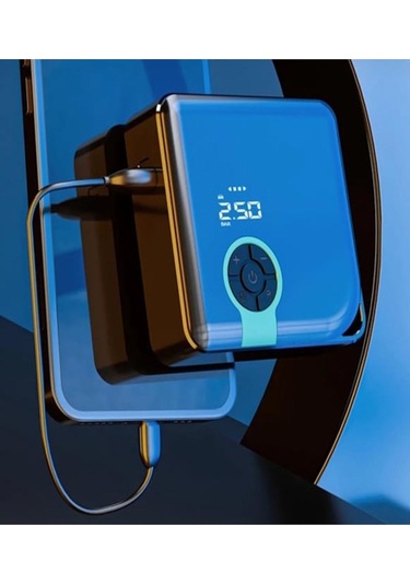 A5544 Led Işıklı Taşınabilir Kompresörlü Hava Pompası