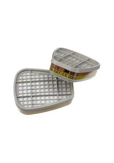 3M 6057 Abe1 Asit, Gaz ve Buhar Maske Filtresi 1 Çift