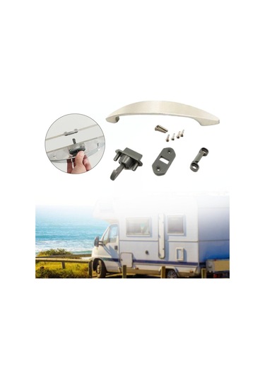 Suntek Karavan Çekmece Mandalı Ve Kolu Donanımı Tekneler Bej