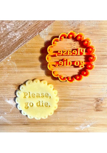 4 Adet İngilizce Harf Ve Dilekler Yazılı Bisküvi Kalıbı Pxcl Beyaz