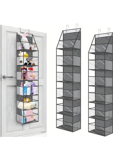 Hightower Gri 4 Bölmeli Asılı Çok Katmanlı Oyuncak Ve Organizatör Çantası Diğer