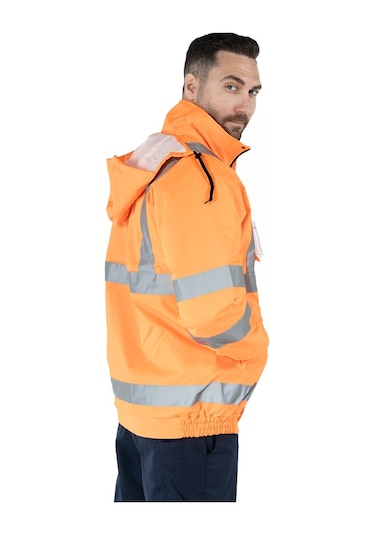 Hi-vis İş Montu Turuncu