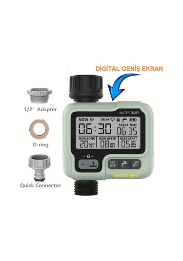 Su Zamanlayıcı Otomatik Digital Büyük Ekran