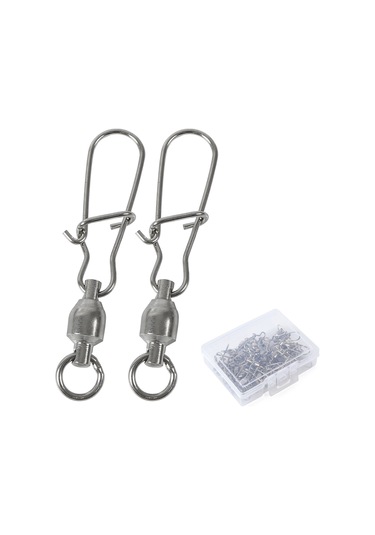 Xiyyadms Balıkçılık Pivoting Snap Pinleri 25 Adet - 0 Numara, Bakır Ve Paslanmaz Çelik, Tersine Çevirme Engeli, Dayanıklı Ve Korozyona Dayanıklı