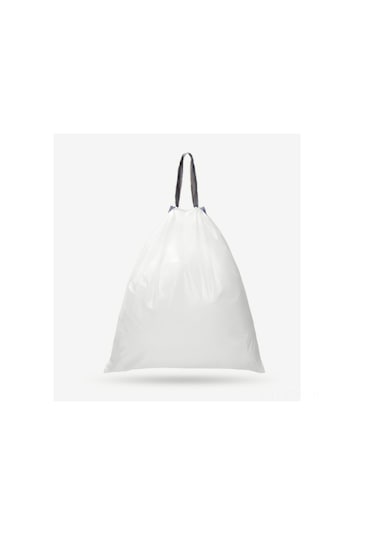 Tenfowee 60 Adet Çift Ağızlı Çöp Poşeti - Dayanıklı Hdpe Malzeme, Mutfak Ve Yatak Odası İçin Büyük Kapasiteli Çöp Torbası, 45x50mm Beyaz