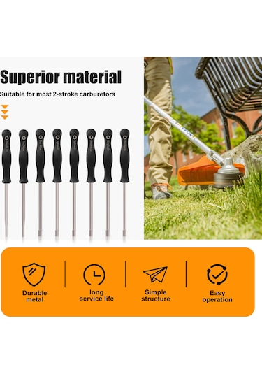 Xurunkeji Parça Tornavida Karbüratör Ayar Aleti Tek D Çift D Altıgen Altıgen Soket Takımı Seti