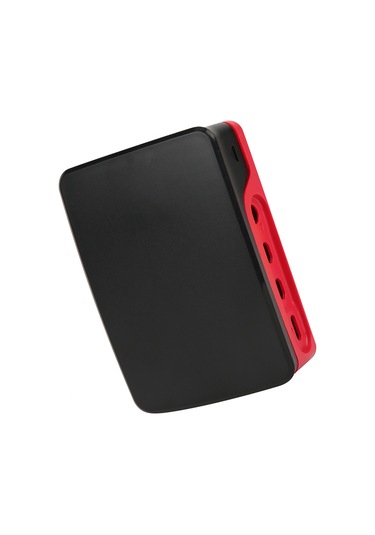 Hombey Raspberry Pi 4b İçin Dayanıklı Abs Koruyucu Kılıf - Tam Uyumlu Delikler, Kolay Kurulum, Korozyon Ve Toz Koruma Siyah-kırmızı