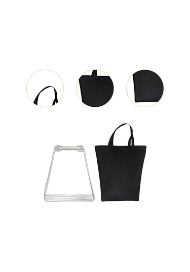 Homyl Katlanabilir Soğutucu Standı Piknik Için Taşıma Silver Silver