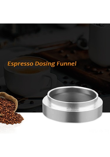 Jeemson Stainless Steel Magnetik Espresso Dosing Funnel 53mm Siyah - Tam Dozaj Ve Toz Kaybını Önleyen Kahve Toz Toplayıcı Diğer