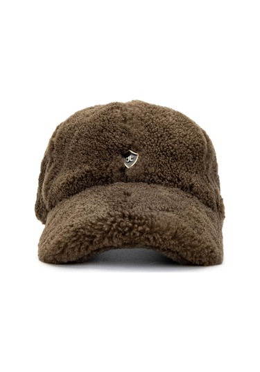 Tamer Tanca Unisex Kürk Kahverengi Şapka 524 Beyzbol Kurk Sapka K.kahve Kurk Kahverengi Koyu