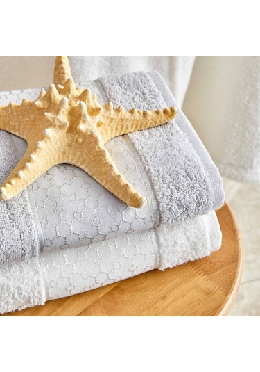 Karaca Home Casita Flos 6 Parça Bej Krem Aile Banyo Seti Bej