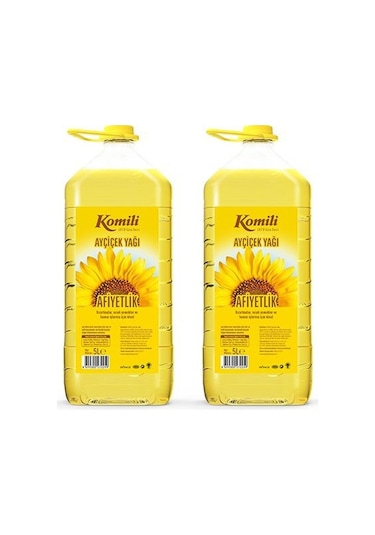 Komili Ayçiçek Yağı Pet Dar Ağız 2 x 5 L