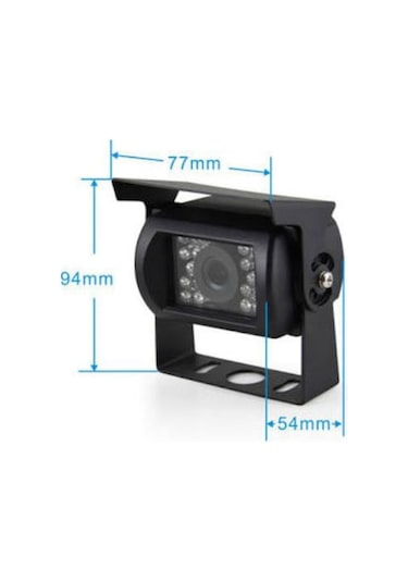 Park Sensörü Kameralı 7" Ekran +Büyük Kamera