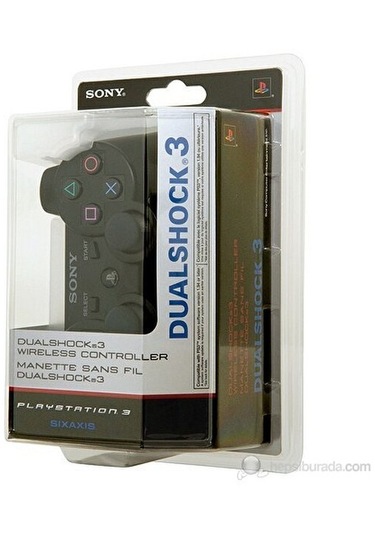 Sony Playstation 3 Titreşimli Kablosuz Kumanda/kol Joystick Siyah İthalatçı Garantili