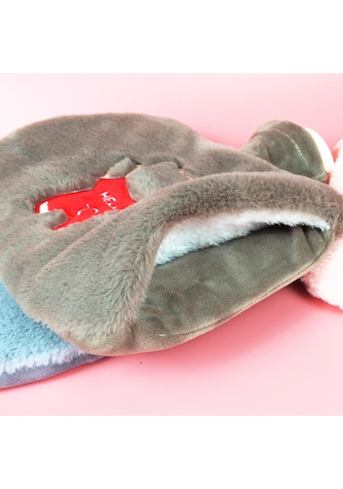 1500ML Karikatür Ayı Doldurulabilir Sıcak Su Torbası Kahverengi