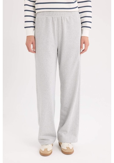 DeFacto Straight Fit Cepli Esnek Belli Eşofman Altı E6350AX25SPGR93