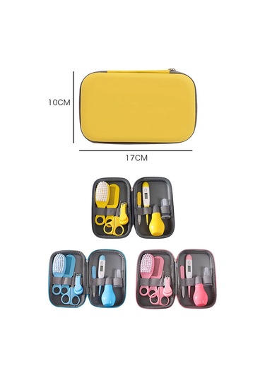 Sones 8'i 1 Arada Eva Çanta Bebek Temizlik Bakım Seti Bebek Günlük Temizlik Kiti Pembe