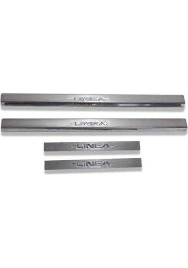 Alminox Fıat Linea Krom Kapı Eşiği 2006 Ve Üzeri 4 Parça Paslanma