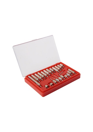 Dofolink Stainless Steel Dial Gauge Probe Set - 22 Pieces, 0.01mm Precision, Standard Thread, Rustproof Measurement Accessories