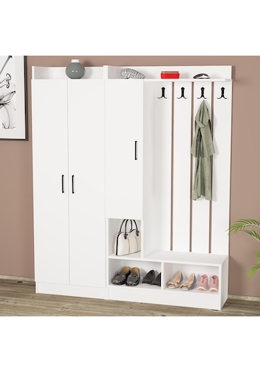 Kalender Dekor Lityum-1-3 Lty01 Portmanto Vestiyer Ayakkabılık