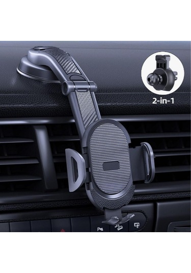 Telefon Tutucu Araç İçi Torpido Üstü Güçlü Vantuzlu Tutucu
