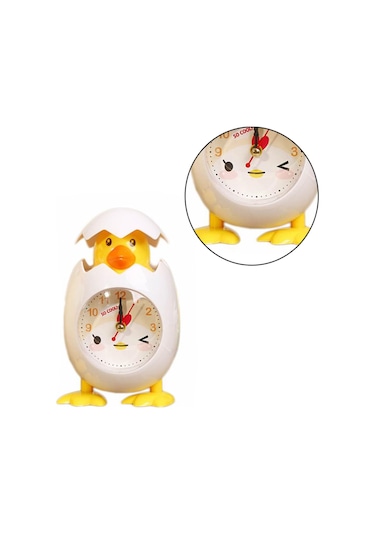 Çocuk Çalar Saati, Tavuk Yumurta Çalar Saati, Karikatür Masa Saati, Çocuklar İçin Sevimli Komodin Saati, Çocuk Hediyesi, Çocuk Yatak Odası Ev Dekorasyonu Diğer