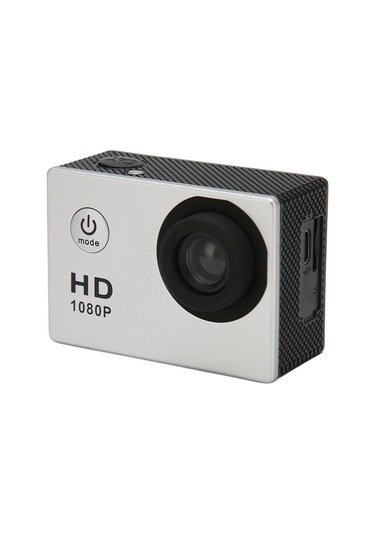 Konesam 30m Su Geçirmez Spor Kamera - 1080p Hd, 2" Lcd Ekran, 140 Derece Geniş Açı, Usb 2.0, Yerleşik Pil Siyah