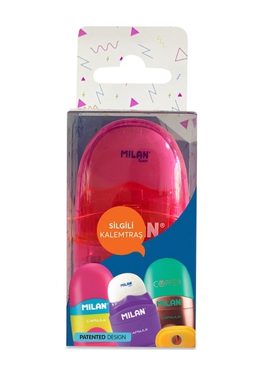 Mılan 4712116 Capsule Look Kalemtraş-silgi Blister