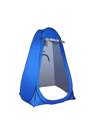 Realx Otomatik Kamp Alanı Duş, Giyinme, Wc Çadırı Kabin Giyinme Mavi