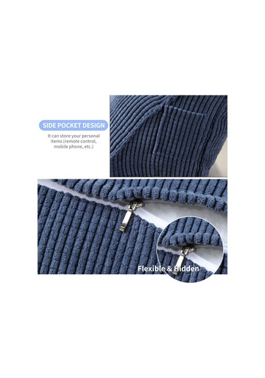 Lemestar "rahat Üçgen Yastık - Bel Desteği, Fermuarlı Cep Ve Ergonomik Tasarım İle Ev & Ofis İçin" Diğer