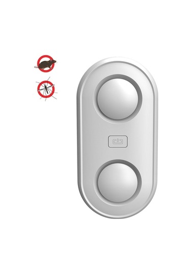 Rogfer Bg312 Akıllı Çift Boynuz Ultrasonik Sivrisinek İpi Çok Fonksiyonlu Elektronik Sivrisinek İpi Ab Fişi Siyah , Boyut:ab Fişi