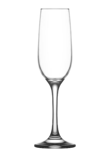 LAV Fame Cam Şampanya Kadehi 6'lı 215 ml Ayaklı (Kahve Yanı Su/Kokteyl Bardağı)