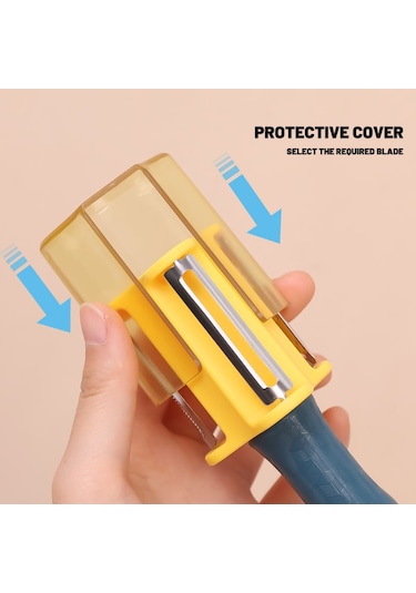 Tineke Meyve Sebze Soyacağı Kabuk Toplayıcı Pratik Jülien Soyuc Çok Renkli