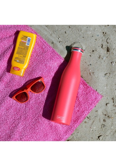 Lurch 750 Ml Paslanmaz Çelik Termos - Çift Cidarlı, Sızdırmaz Mercan Pembe