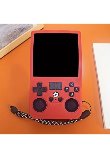 Elmpaly R36 Max Açık Kaynaklı Taşınabilir Retro El Konsolu İçin Siyah Silikon Koruyucu Kılıf Toz Geçirmez