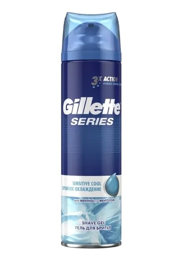 Gıllette Series Sensitive Cool Tıraş Jeli, 1 Ad