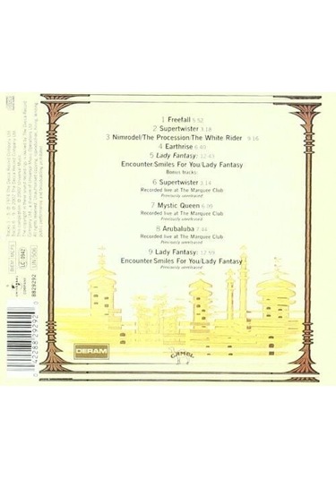 Müzik Cd Sidir Plak Değildir Cd Camel Mirage Açılmamış Ambalaj