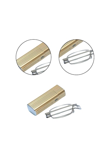 Suntek Yaylı 150 Derece Saklama Kutulu Katlanır Okuma Gözlüğü