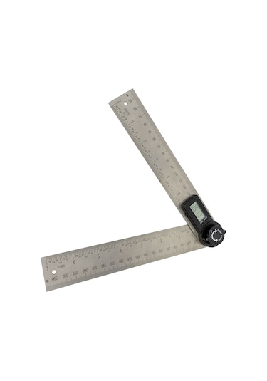 Bts 03103 Dijital Açı Ölçer Cetvel 200 MM