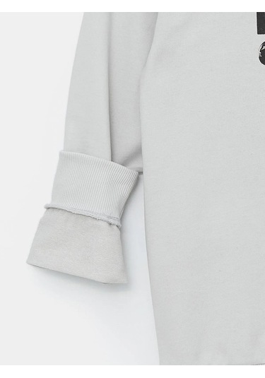 Nasa Çocuk Sweatshirt Gri