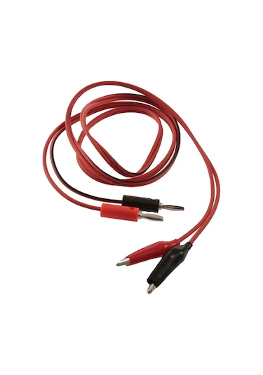 Krokodil Banana Kablo Çifti Güç Kaynağı Multimetre Voltmetre Osiloskop Elektrik Test Ölçme Kablosu Prob