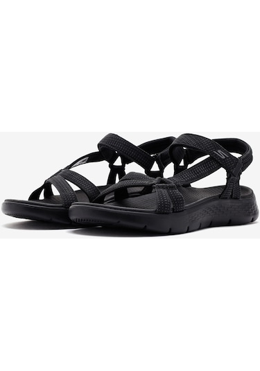Skechers Go Walk Flex Sandal - Sublime Kadın Siyah Sandalet 141451 Bbk Siyah