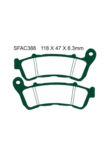 Ebc Sfac388 Honda Silverwing 400 Karbon Ön Fren Balatası