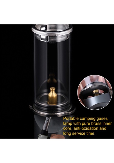 Teltree Kamp Lambası, Açık Hava Feneri, Doğal Renkli Çadır Aydınlatıcısı, Gazlı Makyaj Lambası Çok Renkli