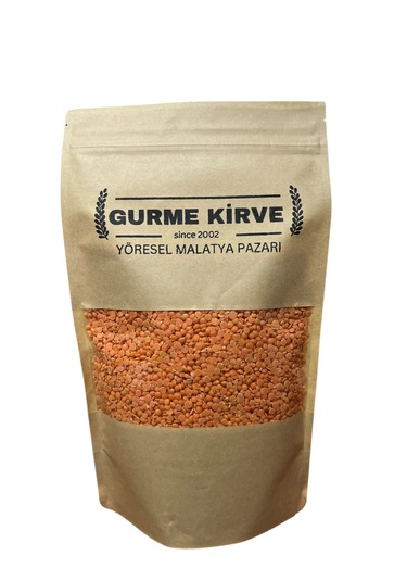 Gurme Kirve Kırmızı Köy Mercimeği 1 KG