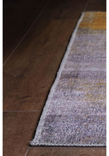 Funk Modern Dokuma Taban Dekoratif Gri Halı (Al 10)