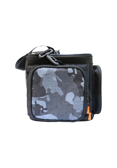 Fujin Black Camo Helper Bag Balıkçı Çantası-8766 - 27 Cm