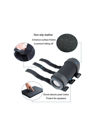 Sones Bisiklet Su Şişesi Kayışı Bisiklet Dış Mekan Bluetooth Hoparlör Bandı Siyah